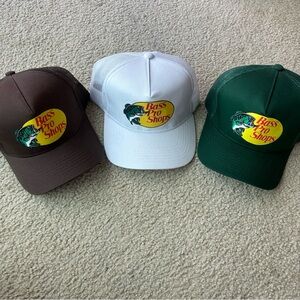 Set of 3 Bass Pro Shops Hats
